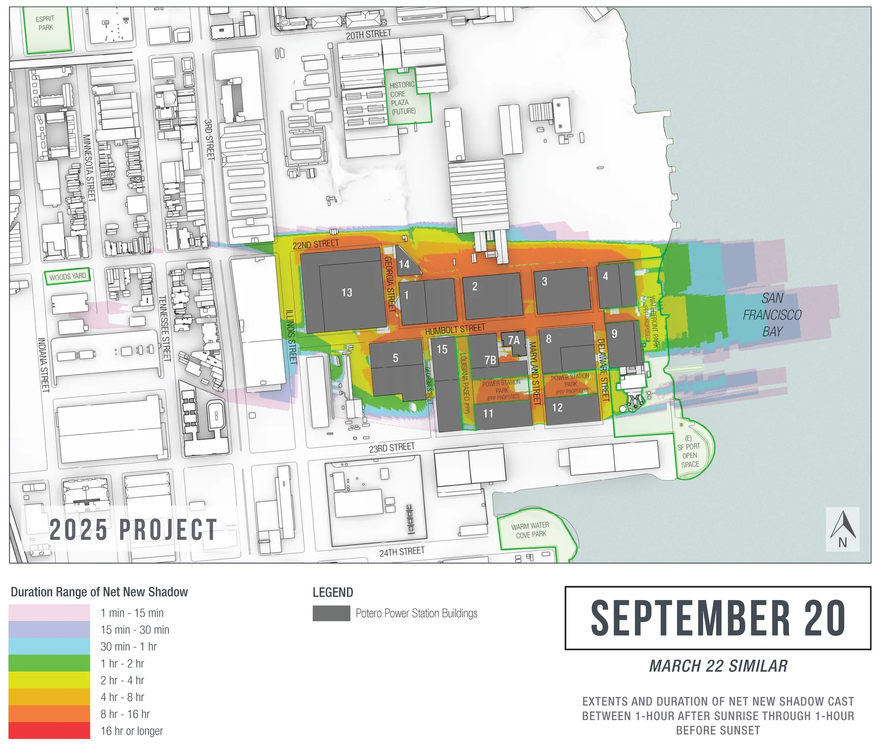 Net new shadow duration study — September